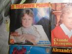 Claude François,lot de quatre 45 tours, Enlèvement ou Envoi, 1960 à 1980, Utilisé, 10 pouces