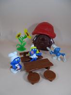 smurfen + huisje  met meubels schtroumpfs, Verzamelen, Smurfen, Ophalen of Verzenden, Nieuw, Smurfin