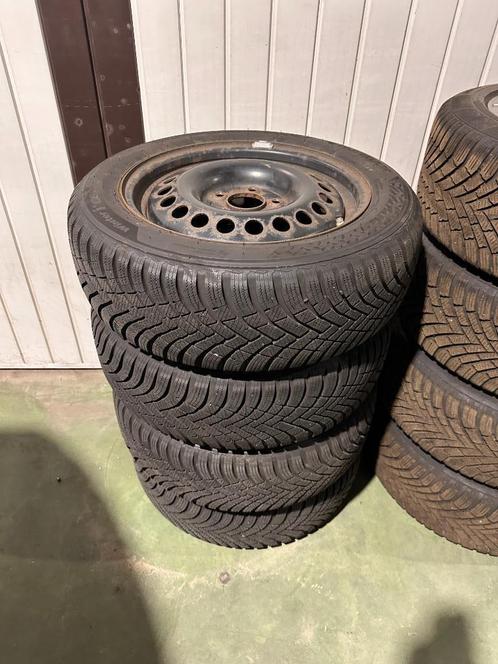 Stalen velgen met winterbanden (7 & 8mm profiel), Auto-onderdelen, Banden en Velgen, Banden en Velgen, Winterbanden, 16 inch, 205 mm