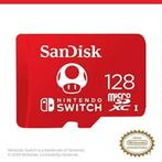 SanDisk 128G SDXC kaart voor Nintendo Switch GRATIS LEVERING, Games en Spelcomputers, -, Verzenden, Nieuw, SANDICK