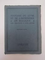 Histoire du livre et de l'imprimerie en Belgique, des origin, Utilisé, Enlèvement ou Envoi, 20e siècle ou après