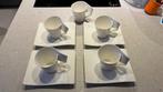 Villeroy & Boch: Koffiekopjes en schoteltjes “New Wave”, Ophalen, Zo goed als nieuw, Porselein