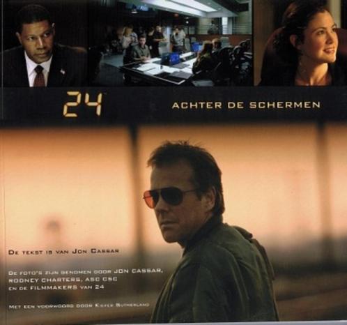 Televisieserie - 24 - ACHTER DE SCHERMEN, Boeken, Avontuur en Actie, Ophalen of Verzenden