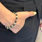 Armband van natuurlijke lava en Dalmatische steen, Overige materialen, Overige kleuren, Sarahberlemont@outlook.com, Bohêmia