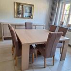 Volledig eetplaats, Huis en Inrichting, Complete eetkamers, Ophalen, Gebruikt, Modern, 4 tot 6 stoelen