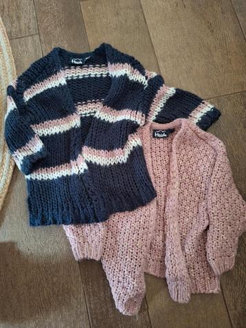 2 wollen vestjes maat 98, Enlèvement, Utilisé