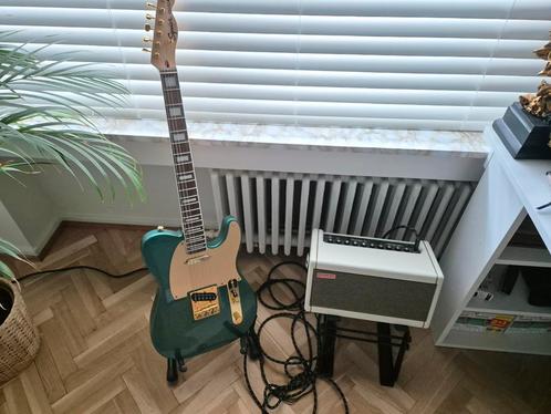 Fender telecaster squier 40th anniversary + spark amp, Muziek en Instrumenten, Snaarinstrumenten | Gitaren | Elektrisch, Zo goed als nieuw