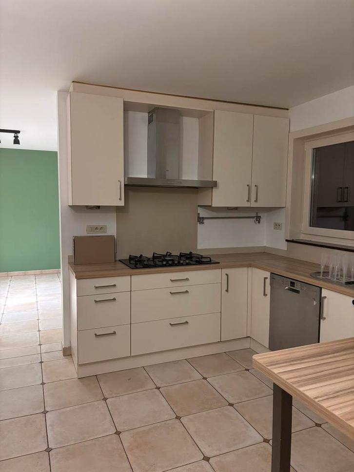 Keuken ( zelf afbreken ), Huis en Inrichting, Keuken | Complete keukens, Gebruikt, Hoekkeuken, Wit, Hout, Ophalen