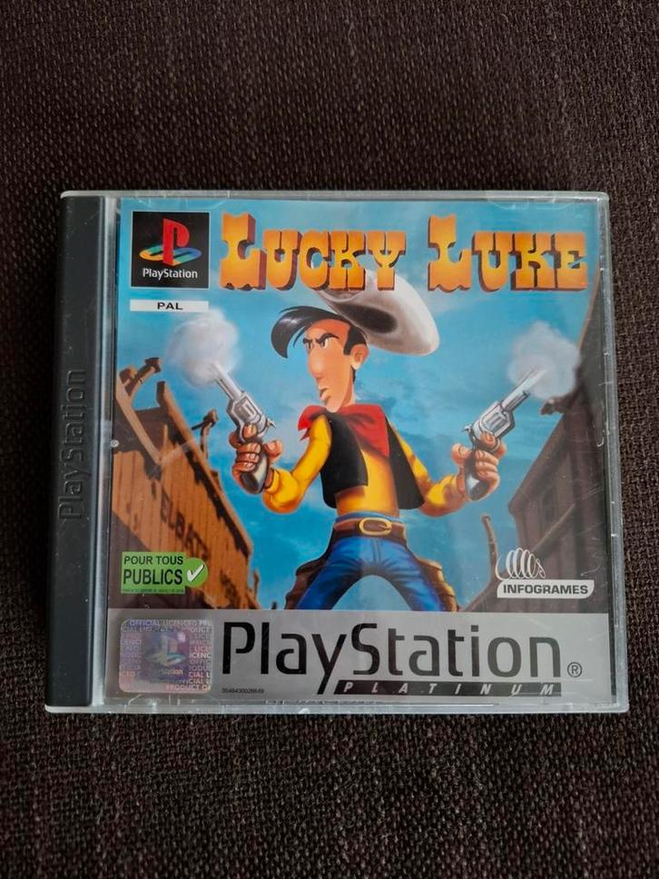 PS1 Lucky Luke (compleet), Games en Spelcomputers, Games | Sony PlayStation 1, Zo goed als nieuw, Ophalen of Verzenden