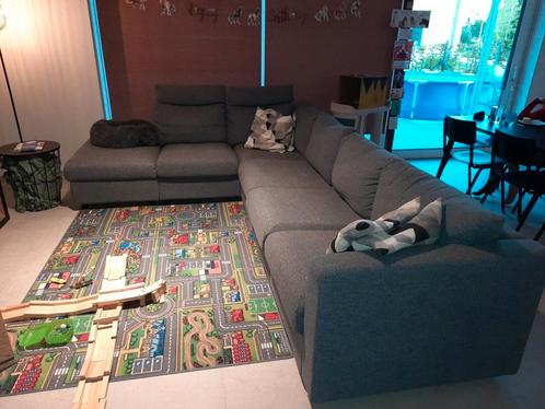 Vimle zetel + poef, Huis en Inrichting, Zetels | Complete zithoeken, Gebruikt, Ophalen