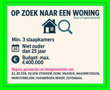 Huis GEZOCHT beschikbaar voor biedingen