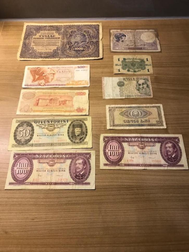 Biljetten, Postzegels en Munten, Bankbiljetten | Europa | Niet-Eurobiljetten, Setje, Overige landen, Ophalen of Verzenden