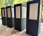 3 stuks muurverlichting buiten zwart, Gebruikt, Minder dan 50 watt, Aluminium, Ophalen of Verzenden