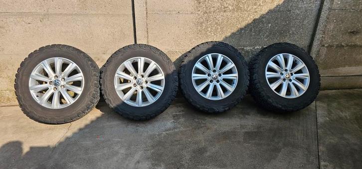 Set vw velgen amarok + bf goodrich all-terrain banden, Auto-onderdelen, Banden en Velgen, Band(en), All Season, 18 inch, 265 mm
