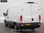 Iveco Daily 35S14 3.0L CNG Automaat L2H2 LED Navi Airco Crui, Auto's, Stof, Gebruikt, Euro 6, Wit