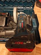 BOSCH PRO GWS 18-125 V-LI Slijper met 1 baterij en oplader, Doe-het-zelf en Bouw, Ophalen of Verzenden