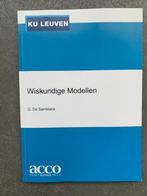 Wiskundige modellen G.De Samblanckx, Boeken, Hoger Onderwijs, Acco, Zo goed als nieuw, Ophalen