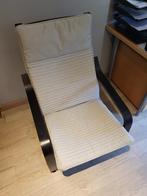 Ikea zetel fauteuil POÄNG, Ophalen, Eenpersoons, 75 tot 100 cm, Zo goed als nieuw