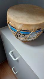 Tamtam terracotta  of keramiek mooi gedecoreerd, Muziek en Instrumenten, Ophalen, Zo goed als nieuw