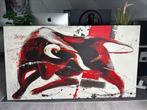 El toro schilderij, Antiek en Kunst, Kunst | Schilderijen | Modern, Ophalen
