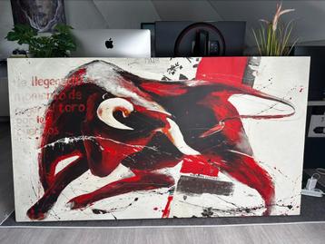 El toro schilderij beschikbaar voor biedingen