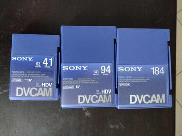 Sony dvcam cassette  PDVM-41N/PDV94N/PDV184N, Neuf, Bande, Disque ou Mémoire, Enlèvement, Sony