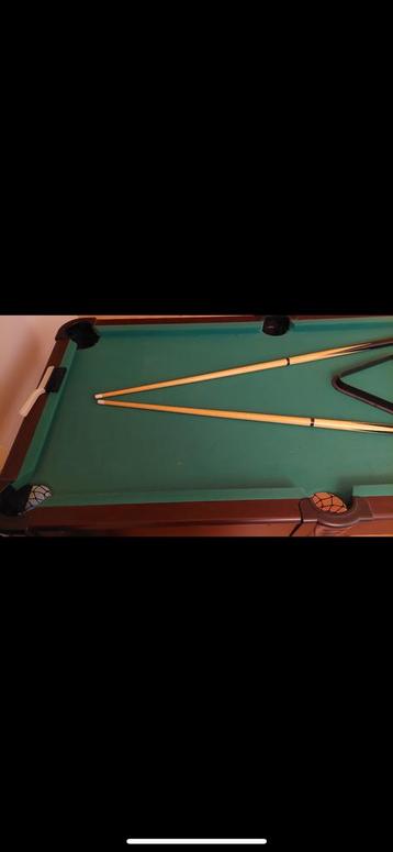 Mooie biljarttafel, Sport en Fitness, Biljarten en Poolen, Ophalen of Verzenden, Zo goed als nieuw, Biljarttafel