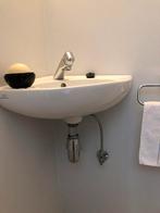 Toilet  handwasser in hoek, Doe-het-zelf en Bouw, Sanitair, Steen, Toilet, Gebruikt, Ophalen