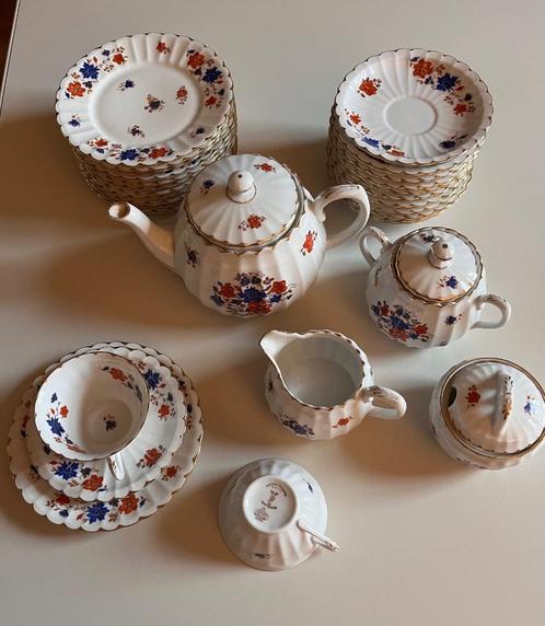 Antiek thee-koffie servies Adophe Dangotte Gand, Antiquités & Art, Antiquités | Porcelaine, Enlèvement