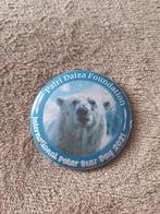 Badge Pairi Daiza journée des ours polaire 2021, Enlèvement