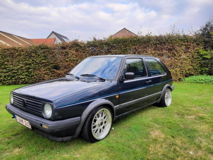 VW Golf II Madison automaat, Auto's, Volkswagen, Particulier, Golf, Benzine, 3 deurs, Automaat, Blauw, Grijs, Voorwielaandrijving