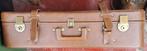 valies, Handtassen en Accessoires, Koffers, Leer, 45 tot 55 cm, 60 tot 70 cm, Zo goed als nieuw