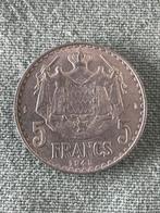 5 francs 1945 Monaco, Timbres & Monnaies, Monnaies | Europe | Monnaies non-euro, Enlèvement ou Envoi, Monnaie en vrac