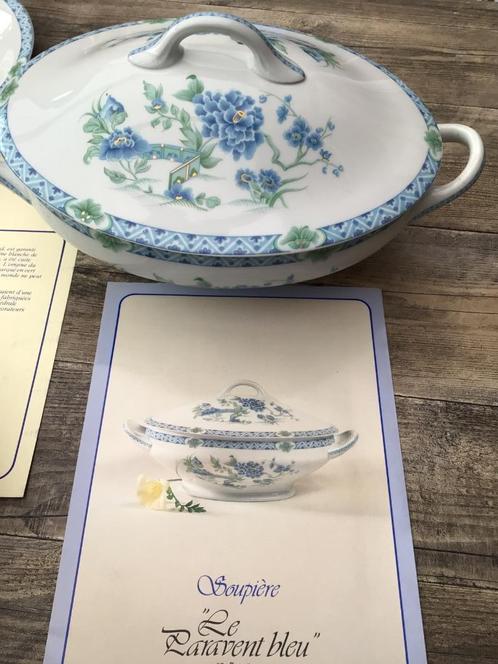Le paravent Bleu, Huis en Inrichting, Keuken | Servies, Zo goed als nieuw, Compleet servies, Ophalen