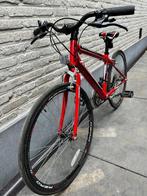 Fiets kind crossfiets rood, Gebruikt, Handrem, 22 inch, Ophalen