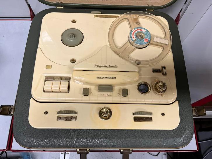 Magnétophone à bandes Telefunken Magnetophon 85 KL - 60s, TV, Hi-fi & Vidéo, Enregistreurs audio, Magnétophone, Enlèvement