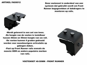 Front Runner Voeten sets FASS Serie Geschikt voor Front Runn beschikbaar voor biedingen