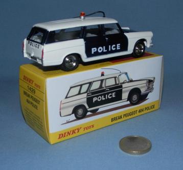 Dinky France Atlas 1/43 : Peugeot 404 Break "Police" beschikbaar voor biedingen