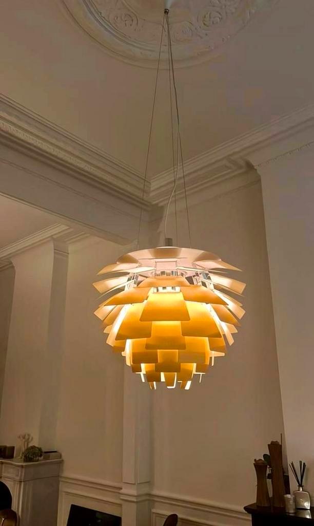 Louis Poulsen Artichoke hanglamp, Maison & Meubles, Lampes | Suspensions, Neuf, 75 cm ou plus, Métal, Enlèvement