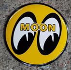 Moon eyes emaillen reclame decoratie bord USA garage borden, Ophalen of Verzenden, Zo goed als nieuw, Reclamebord