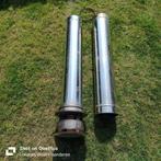 dubbelwandige inox kachel buis 2m, Ophalen, Gebruikt, Kachel