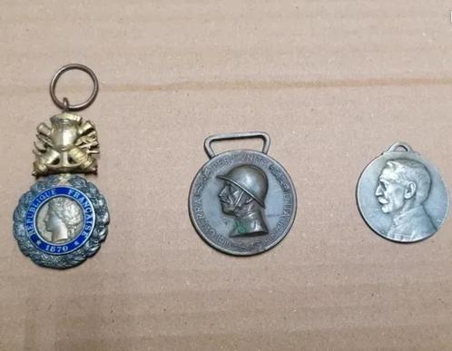 Frankrijk, Italië, militaire medaille uit de Eerste Wereldoo, Verzamelen, Militaria | Algemeen, Verzenden