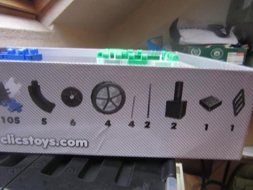 Doos Clicks en doos Meccano veel losse onderdelen en vijzen, Kinderen en Baby's, Speelgoed | Educatief en Creatief, Bouwen, Ophalen of Verzenden