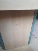 Tafel beige breed 90 lengte 1.80, Huis en Inrichting, Tafels | Eettafels, Ophalen, Gebruikt, 50 tot 100 cm, Vijf personen of meer