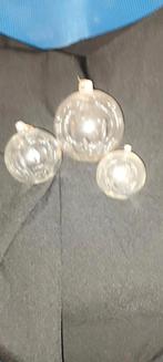3 BOULES CRISTAL POUR LUSTRES., Antiquités & Art, Enlèvement