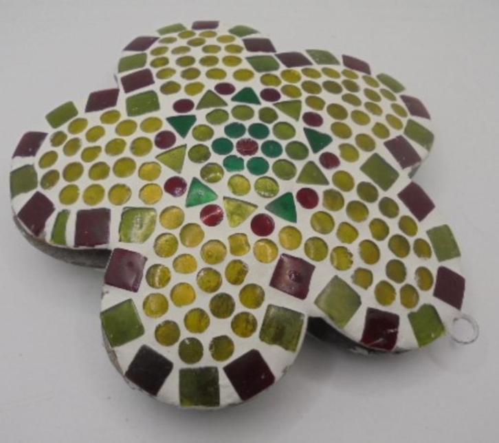 MOZAIEK BLOEM HANGER MULTICOLOR NIEUW, Tuin en Terras, Tuinwanddecoratie, Nieuw, Ophalen of Verzenden