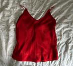 Top Massimo Dutti rouge en tissu satiné/soie, Vêtements | Femmes, Tops, Taille 36 (S), Comme neuf, Rouge, Sans manches