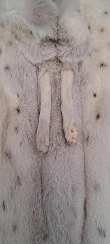 Gevlekte Vintage bont Fox Fur Jacket, Fox Jacket, Preloved