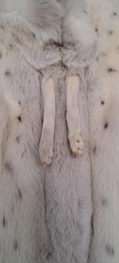 Gevlekte Vintage bont Fox Fur Jacket, Fox Jacket, Preloved, Kleding | Dames, Jassen | Winter, Zo goed als nieuw, Maat 38/40 (M)