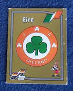 Panini sticker voetbal ' Euro 1988 - embleem Ierland '  #185, Ophalen of Verzenden, Nieuw, Sticker
